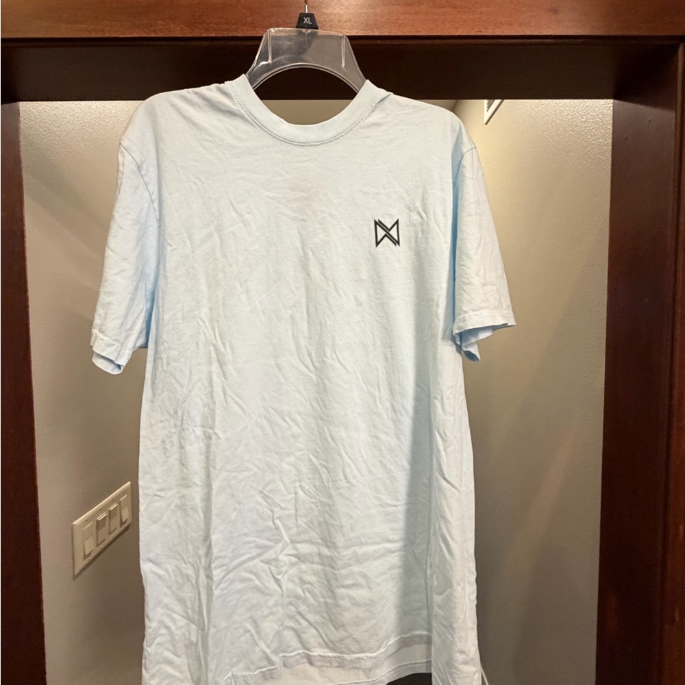 Men's Sky Blue Short Sleeve Tee